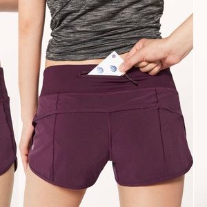 NWOT Lululemon Speed Shorts 2.5”